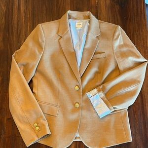 Tan, JCrew, suit jacket, size 6